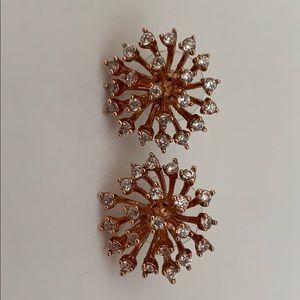 Kate Spade Rose Gold Starburst Stud Earrings
